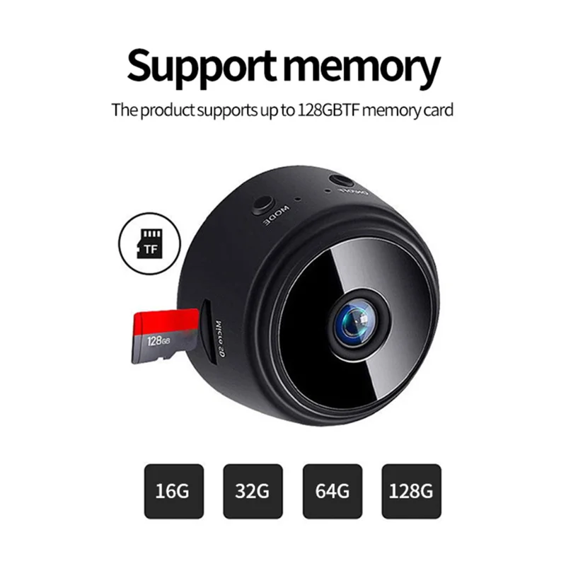A9 Camera WiFi 1080P HD Voice Recorder Wireless Mini Camera Video Surveillance Network Camera Smart Home Video Surveillance New