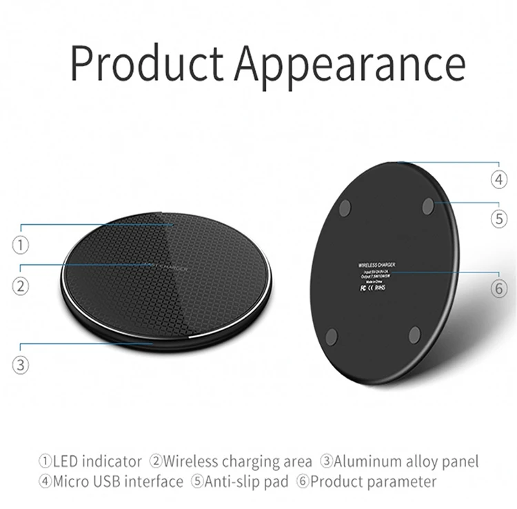 Wireless Quick Charging Pad for Mobile Phone