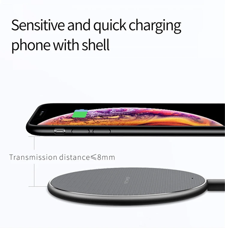 Wireless Quick Charging Pad for Mobile Phone