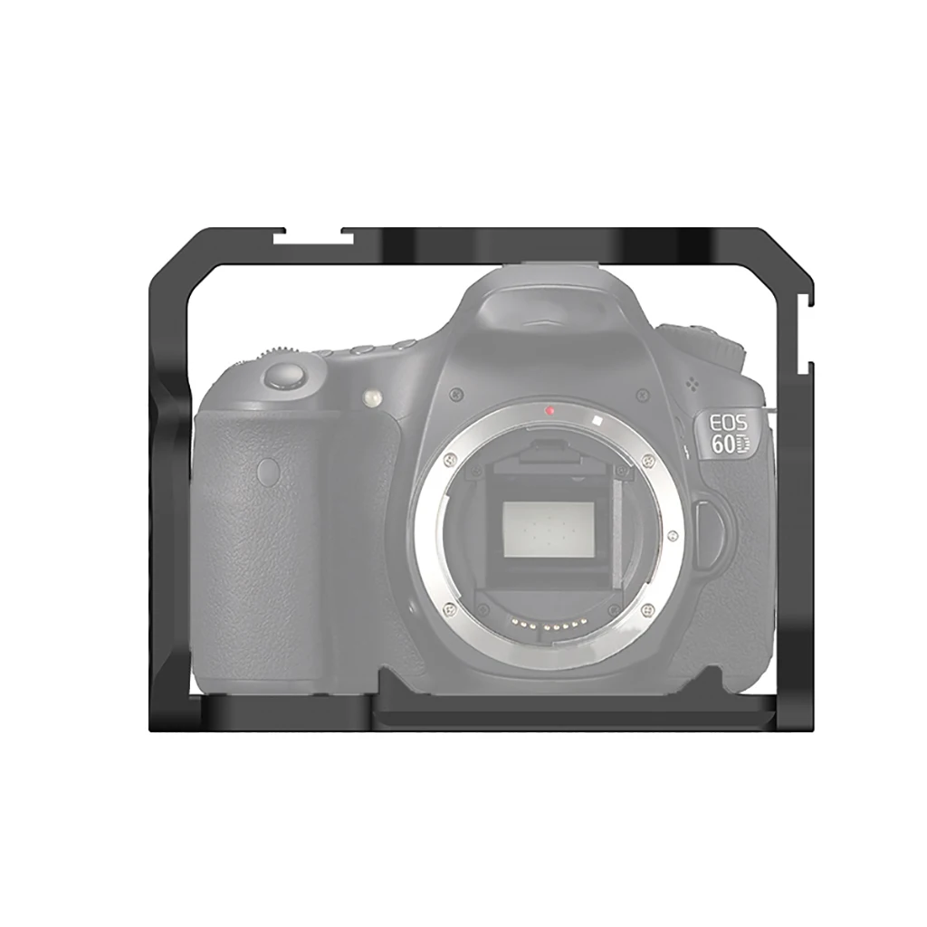 Camera Cage Rig For Canon EOS 70D 80D 90D Aluminum Alloy Protective Frame with Cold Shoe 1/4 3/8 Thread Photography Accessories